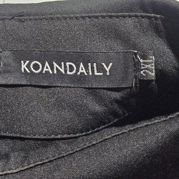 Koandaily Womens Black Dress 2XL Black Feather Cuff StatementCollar RetroGlam - Picture 8 of 14